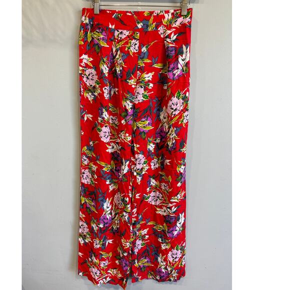 Gypsies & Moondust floral boho style pants wide leg flowy - Picture 1 of 5